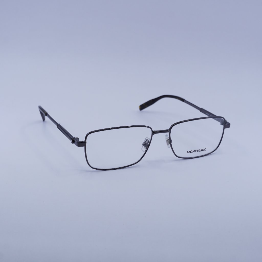 Montblanc Mb0029o 006 Eyeglasses Ruthenium 58mm Rectangle Frame